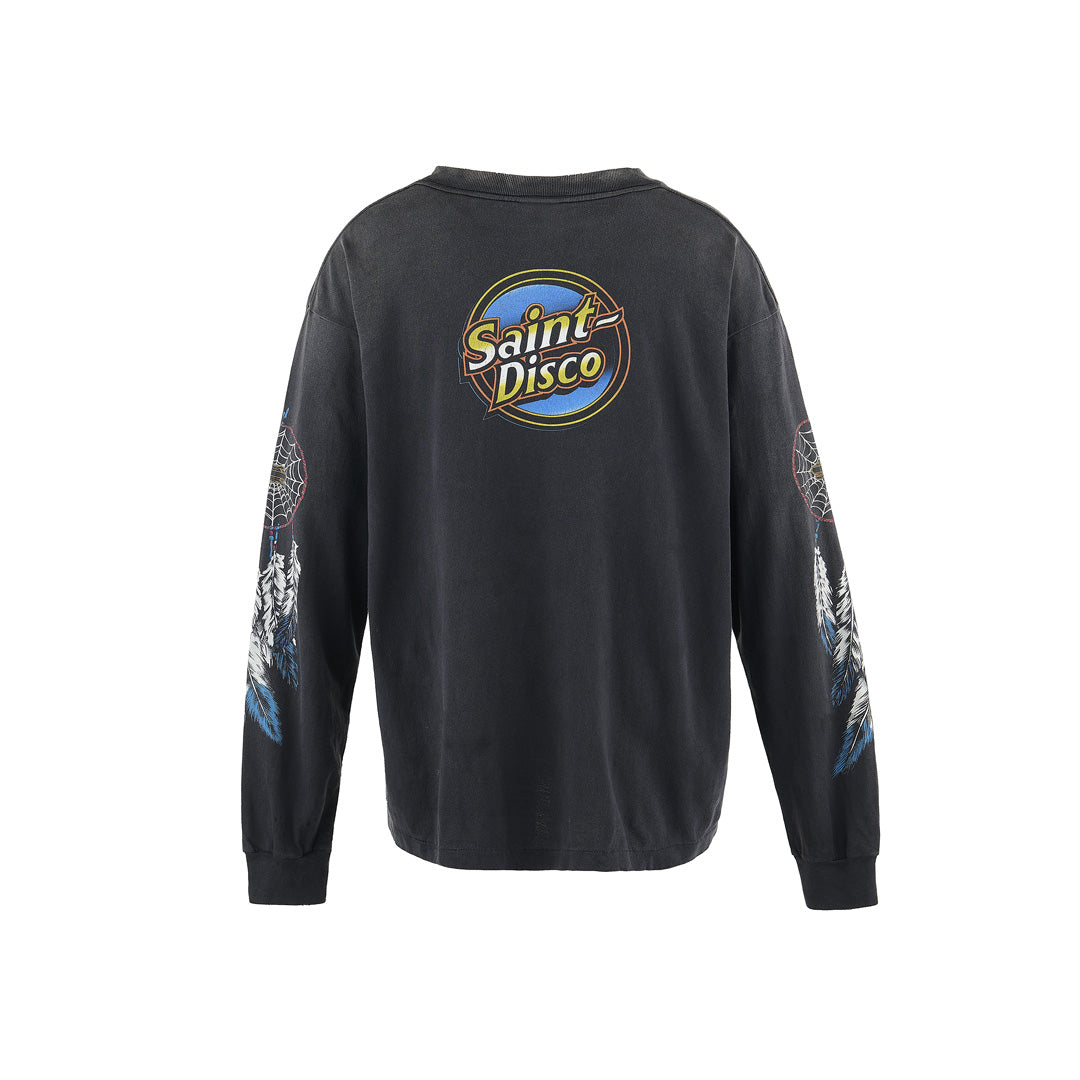 SAINT Mxxxxxx × TEFLON DISCO L/S TEE SAINT DISCO SM-HR8-0000-C40