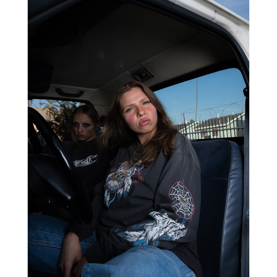 SAINT Mxxxxxx × TEFLON DISCO L/S TEE SAINT DISCO SM-HR8-0000-C40