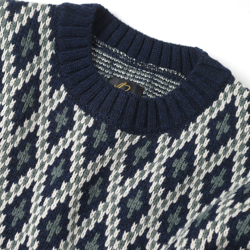 NEEDLES(ニードルズ)Crew Neck Sweater - Shetland (PU315) | NEEDLES