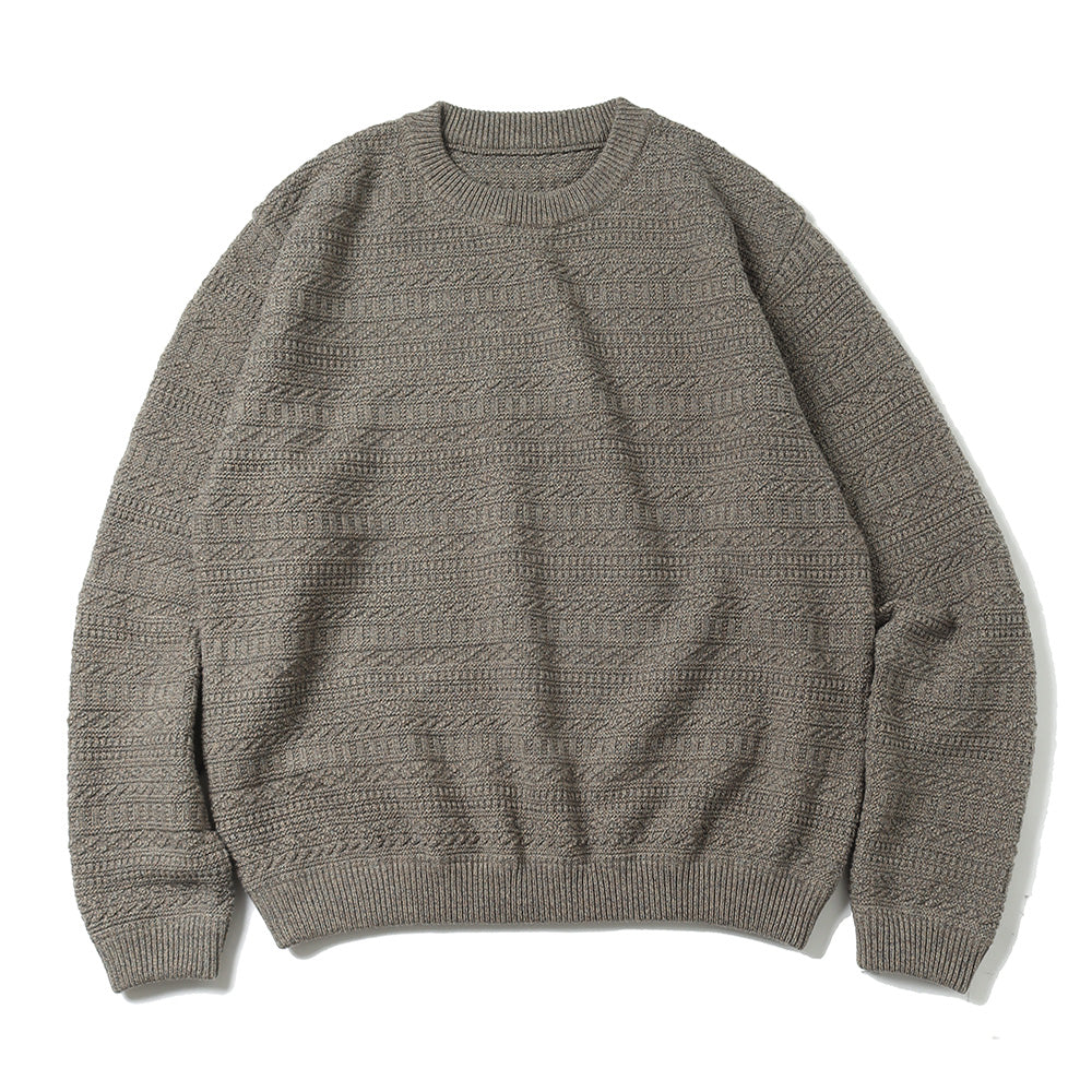 crepuscule(クレプスキュール)Fair Isle Links Knit (2403-005