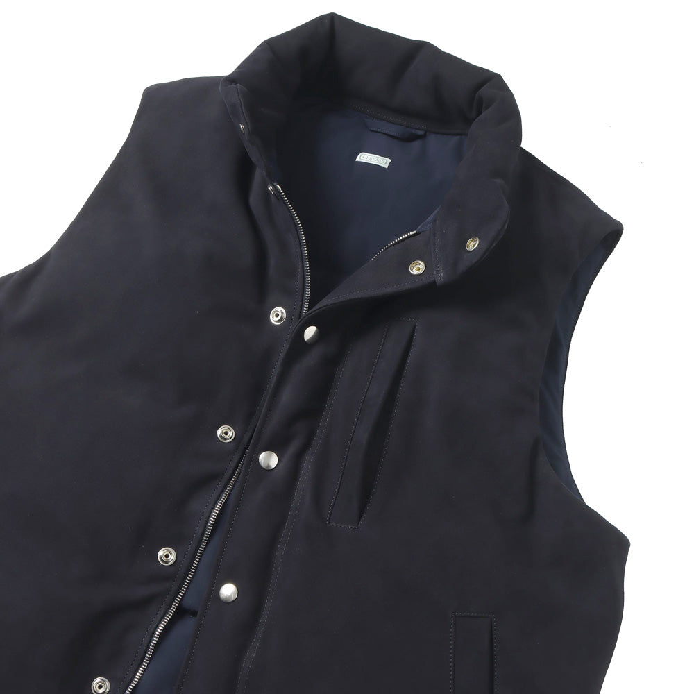 A.PRESSE (ア プレッセ) Suede Down Vest 24AAP-01-07H (24AAP-01-07H