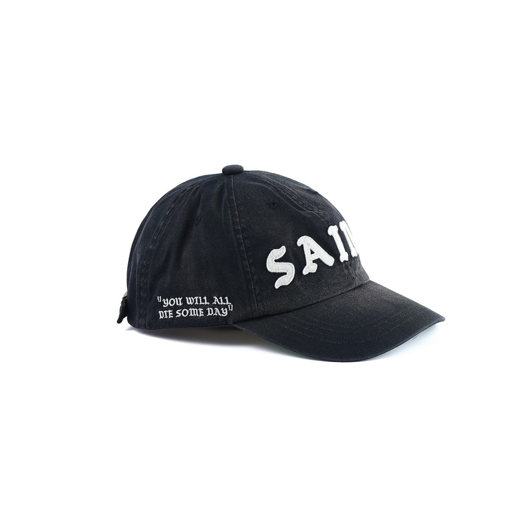 Saint Mxxxxxx (セントマイケル) 6 PANEL CAP SAINT BLACK SM-HR8-0000