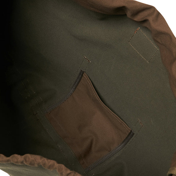 Cotton Canvas Round Shoulder Bag (BG2615) | hobo / バッグ (MEN