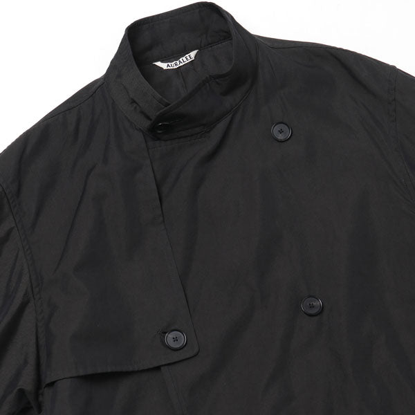 WASHED FINX CUPRO TWILL LONG COAT (A20AC01FC) | AURALEE