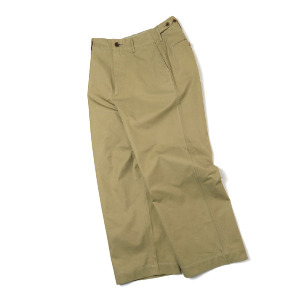 WASHED FINX LIGHT CHINO WIDE PANTS (A9SP01CN) | AURALEE / パンツ
