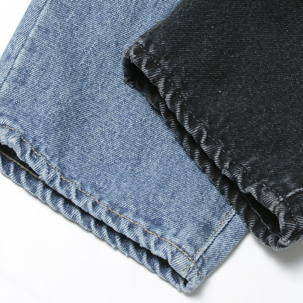 SILK DENIM WIDE TAPERED TROUSER (18SS08PT68) | DIVERSE / パンツ