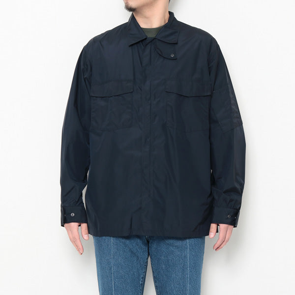LIGHT NYLON ZIP SHIRT (A20SS01NL) | AURALEE / シャツ (MEN