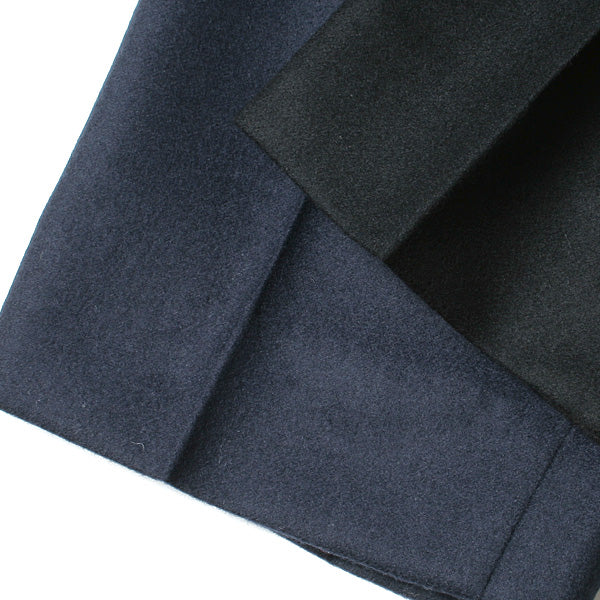 1TUCK PEGTOP ORGANIC WOOL WORSTED JAPAN FLANNEL (A17C-08PT01C