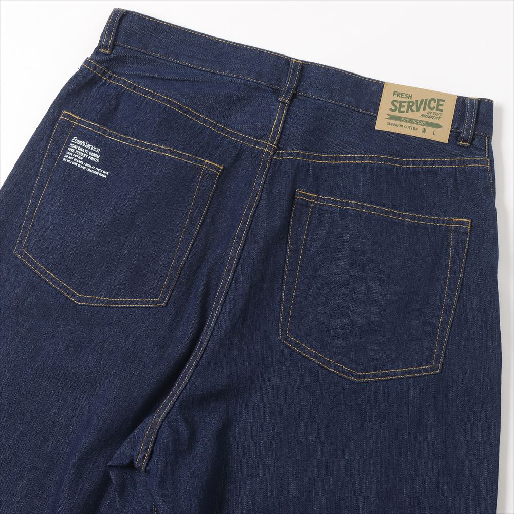 FreshService) CORPORATE DENIM FIVE POCKET PANTS (FSC243-40169OB