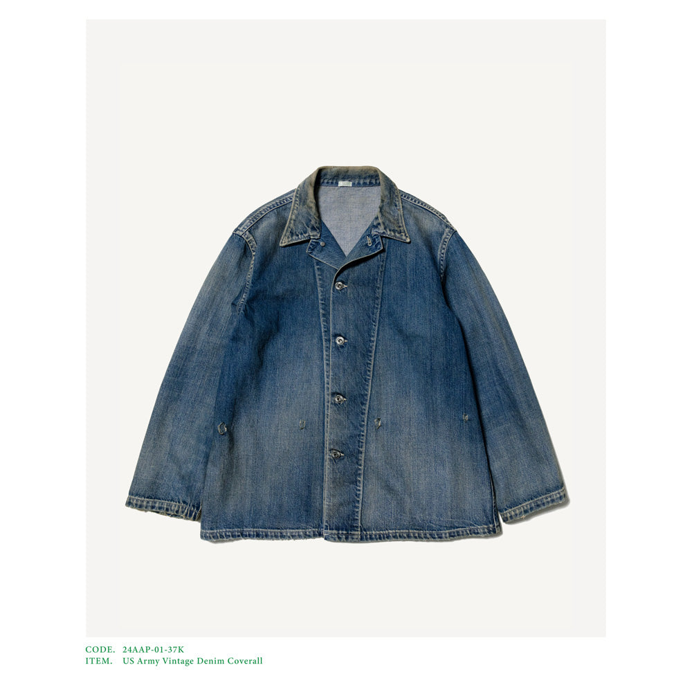 A.PRESSE (ア プレッセ) US Army Vintage Denim Coverall 24AAP-01-37K