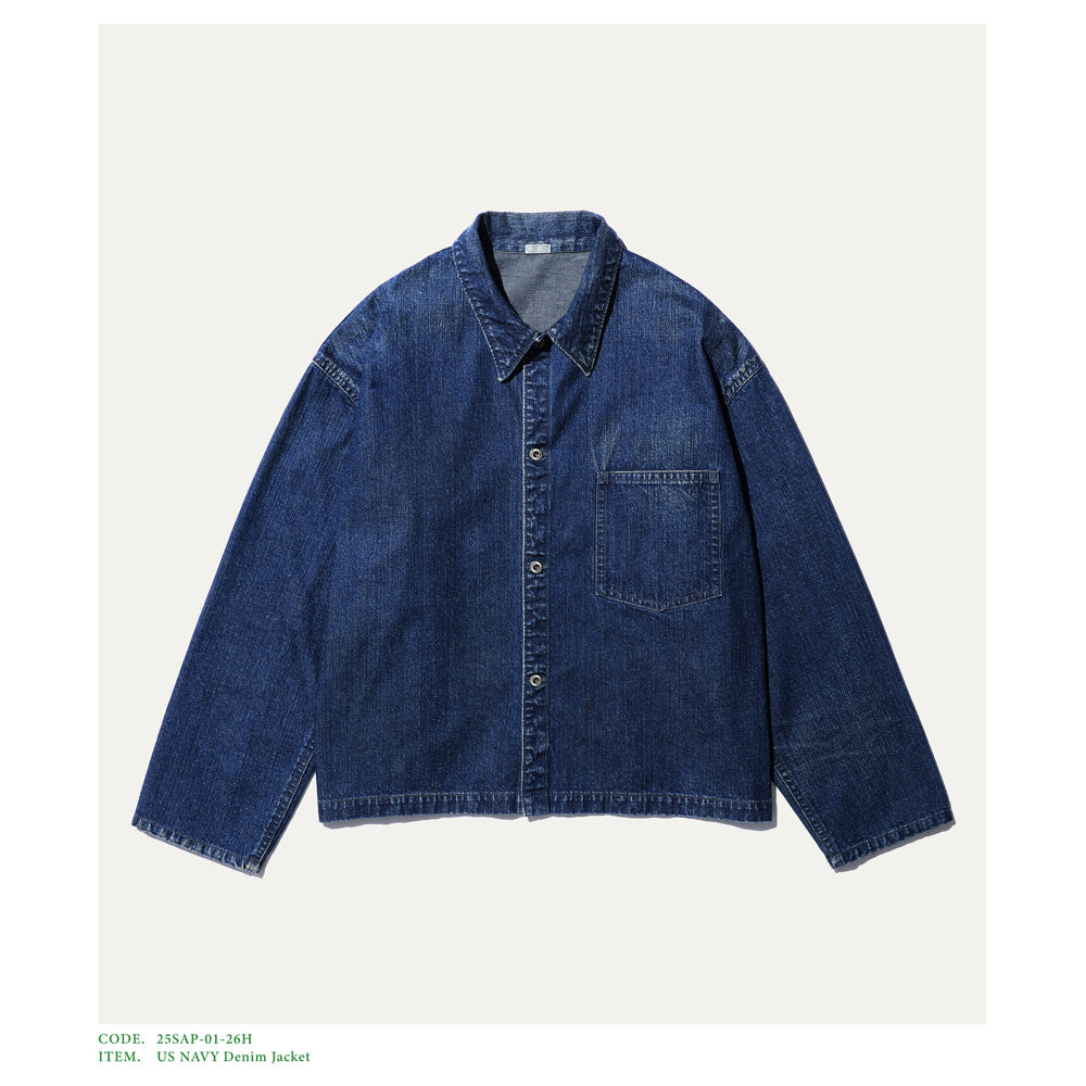 A.PRESSE (ア プレッセ) US NAVY Denim Jacket 25SAP-01-26H (25SAP-01