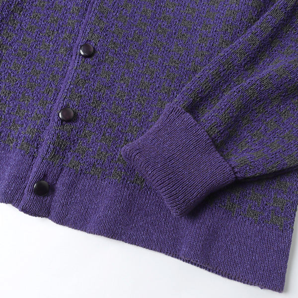 V Neck Cardigan - Houndstooth (MR322) | NEEDLES / トップス
