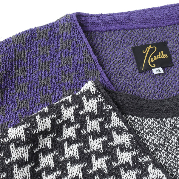 V Neck Cardigan - Houndstooth (MR322) | NEEDLES / トップス