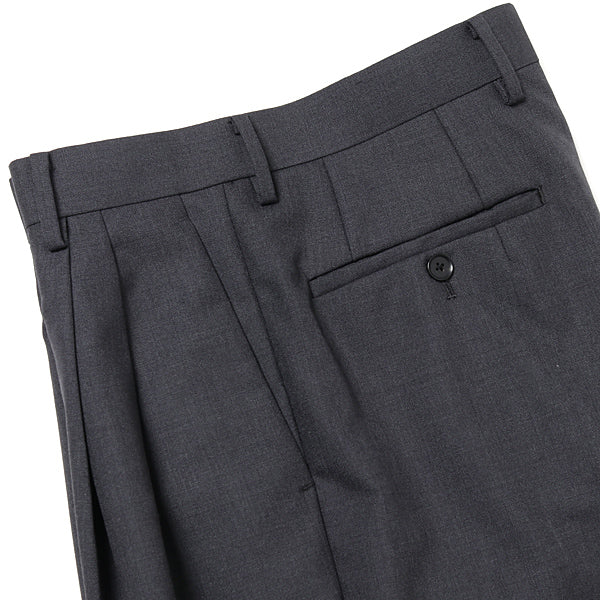 BLUEFACED WOOL WIDE SLACKS (A20AP03BH) | AURALEE / パンツ (MEN