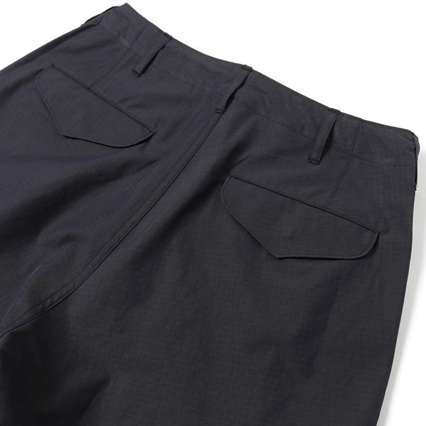 WASHED FINX RIPSTOP CHAMBRAY FIELD PANTS (A21SP04FL) | AURALEE