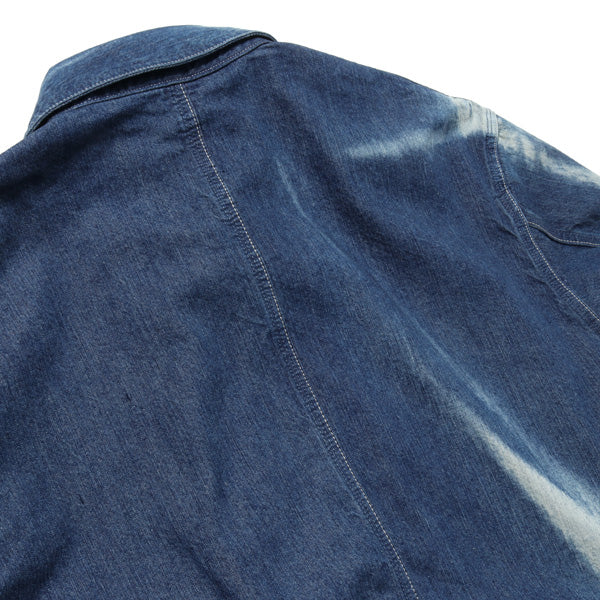 SUN FADE BLEACH LIGHT DENIM SHIRTS BLOUSON (A21SB01PD) | AURALEE