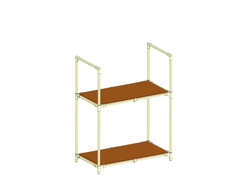 園芸棚2段タイプ｜Diy-Life - イレクターで、できるワクワクを。