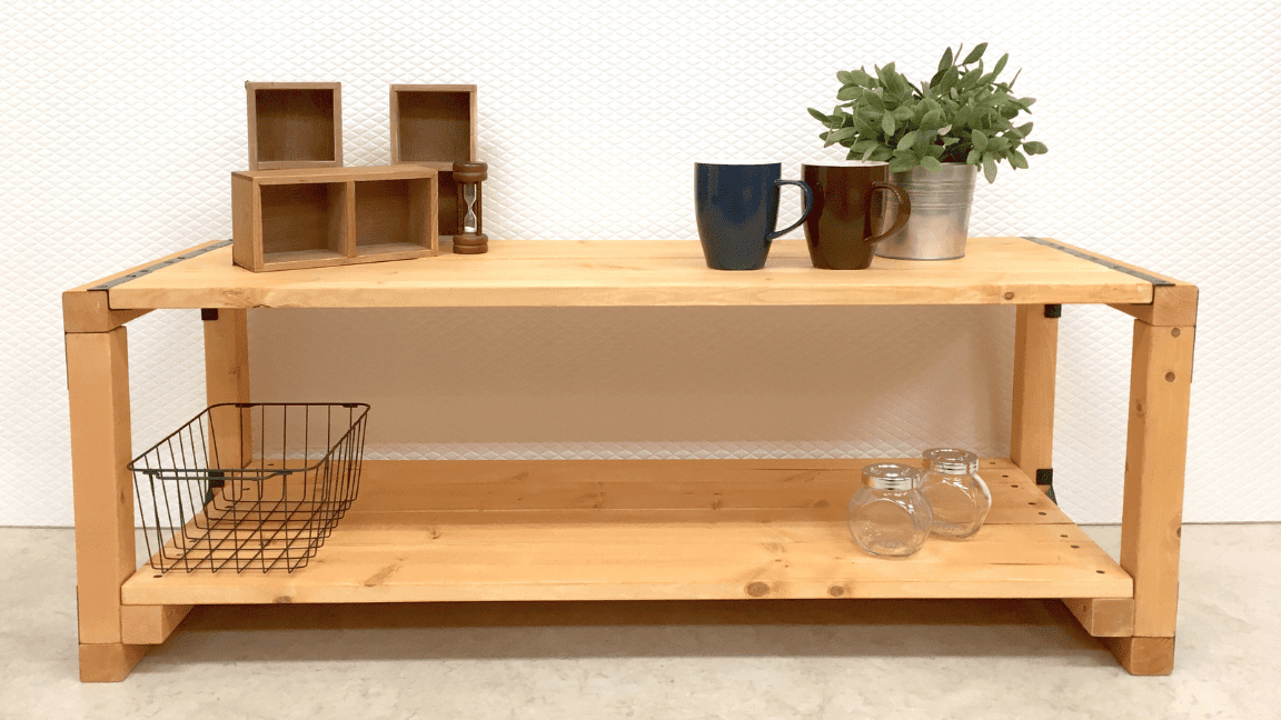 西海岸風ナチュラルテイストなオープンラックを作る。 | DIY-ID