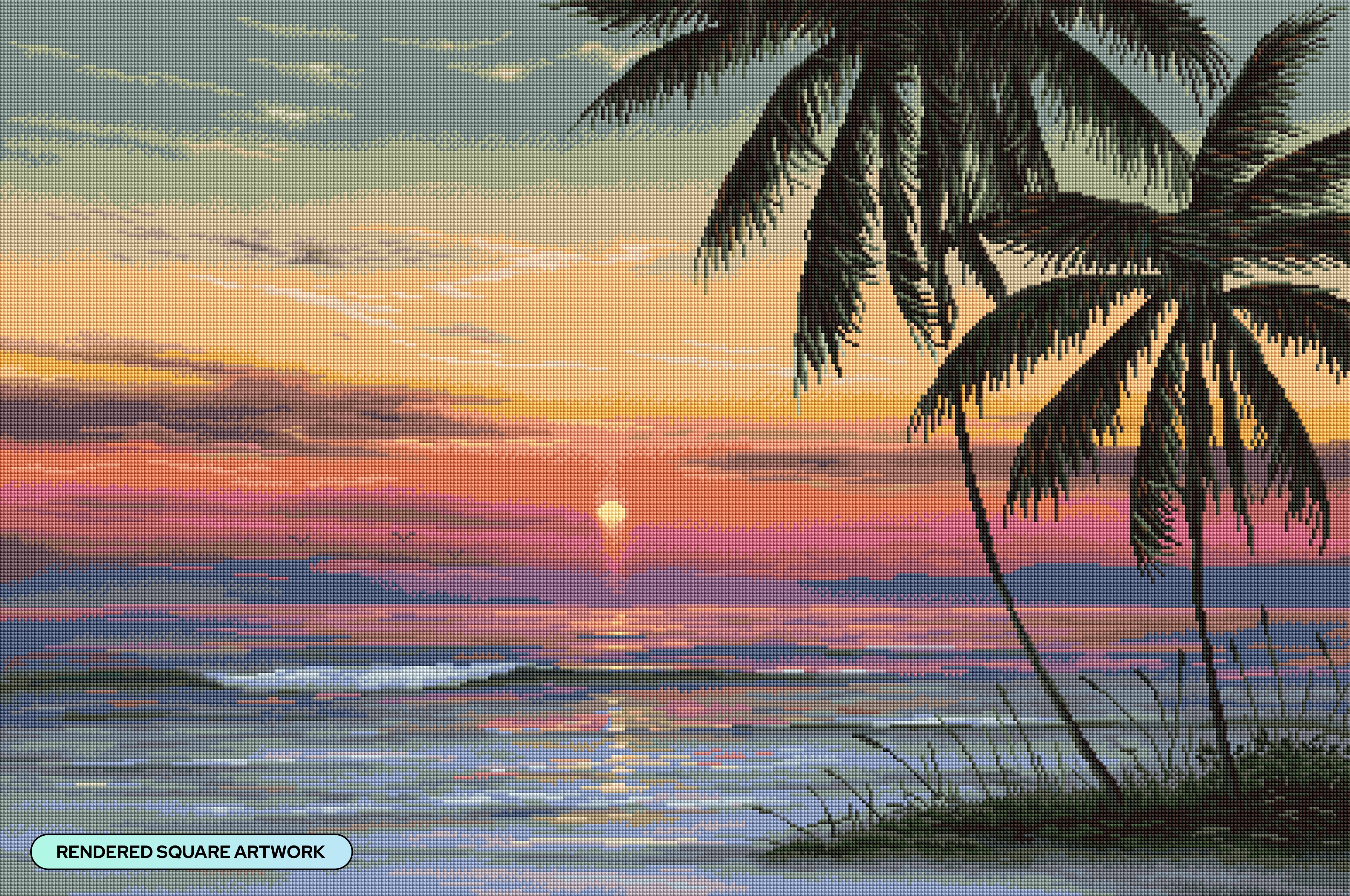 Coral Sunset – Diamond Art Club