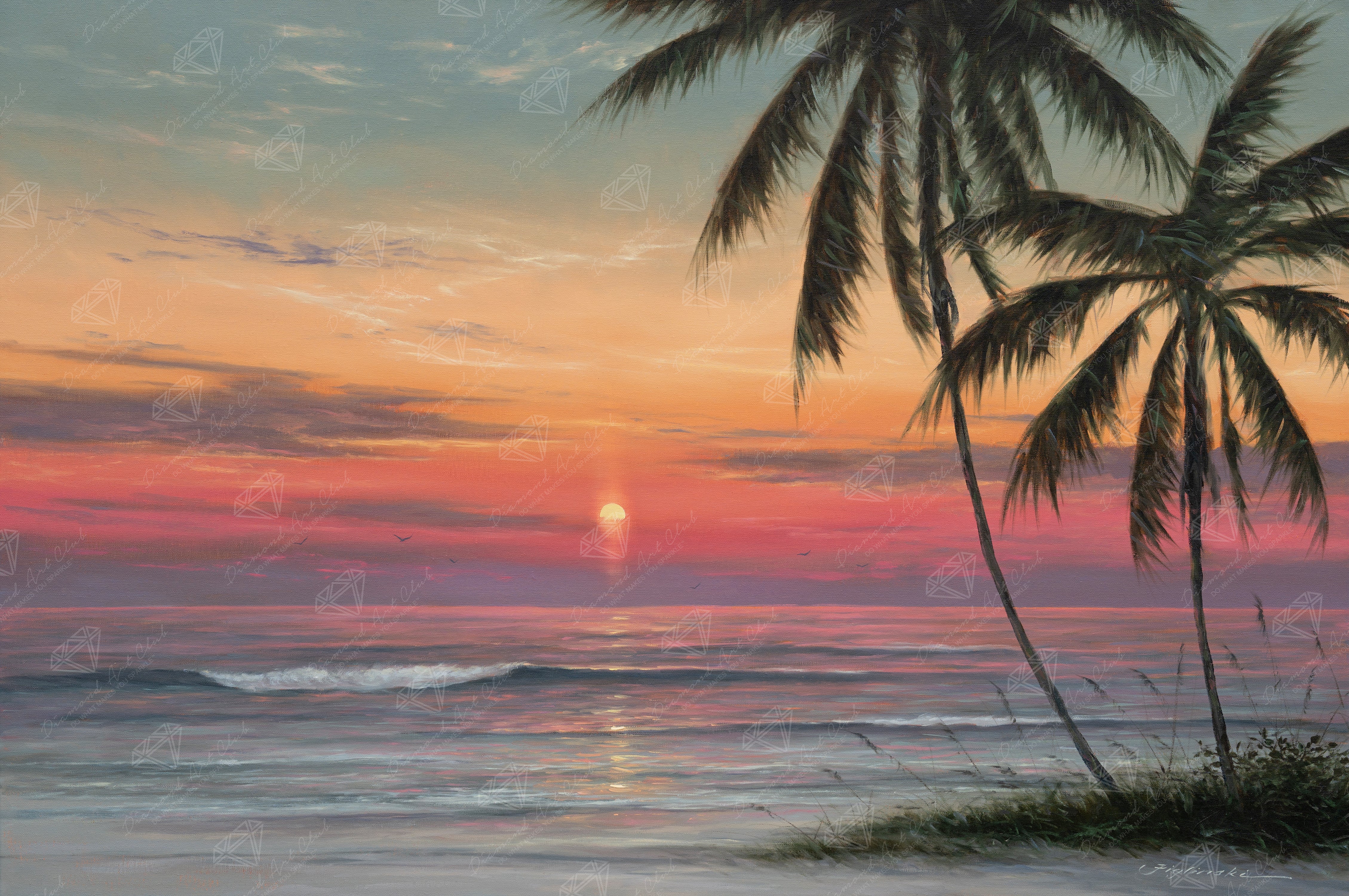 Coral Sunset – Diamond Art Club