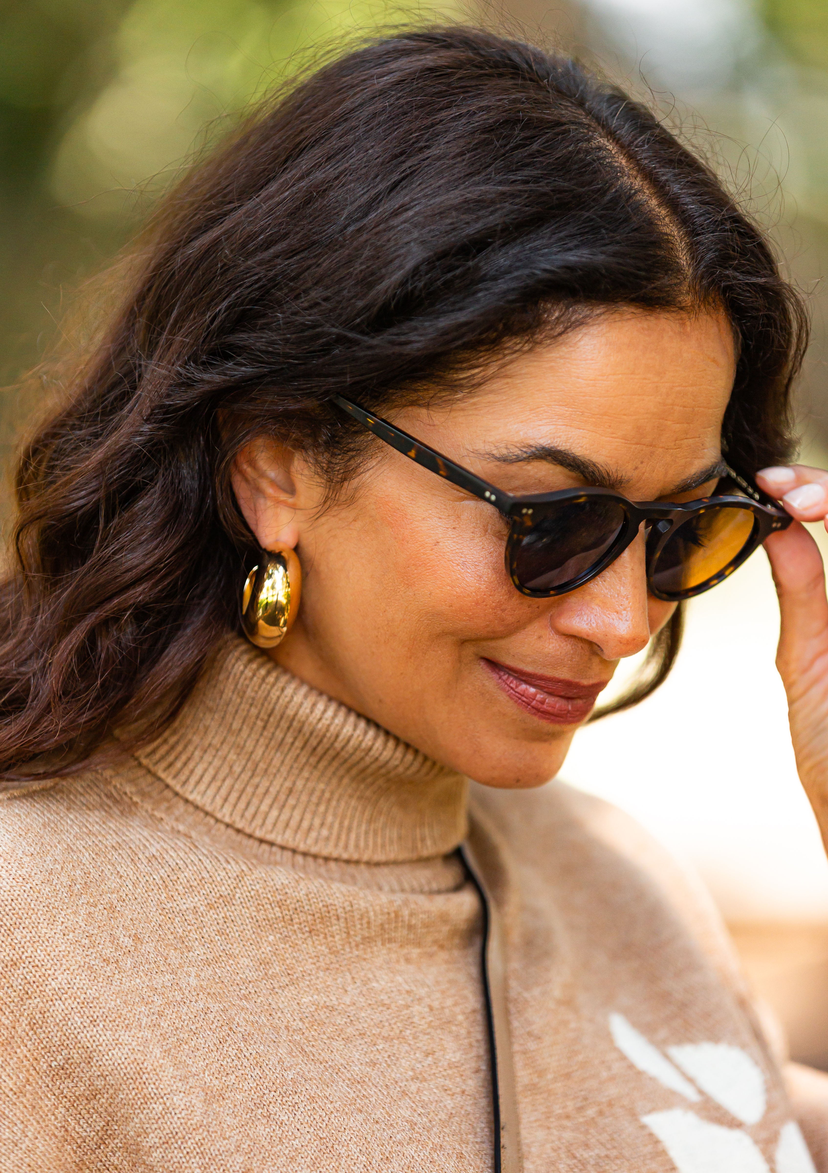 Oliver Peoples | OP-13 Sunglasses | Semi Matte Atago Tortoise