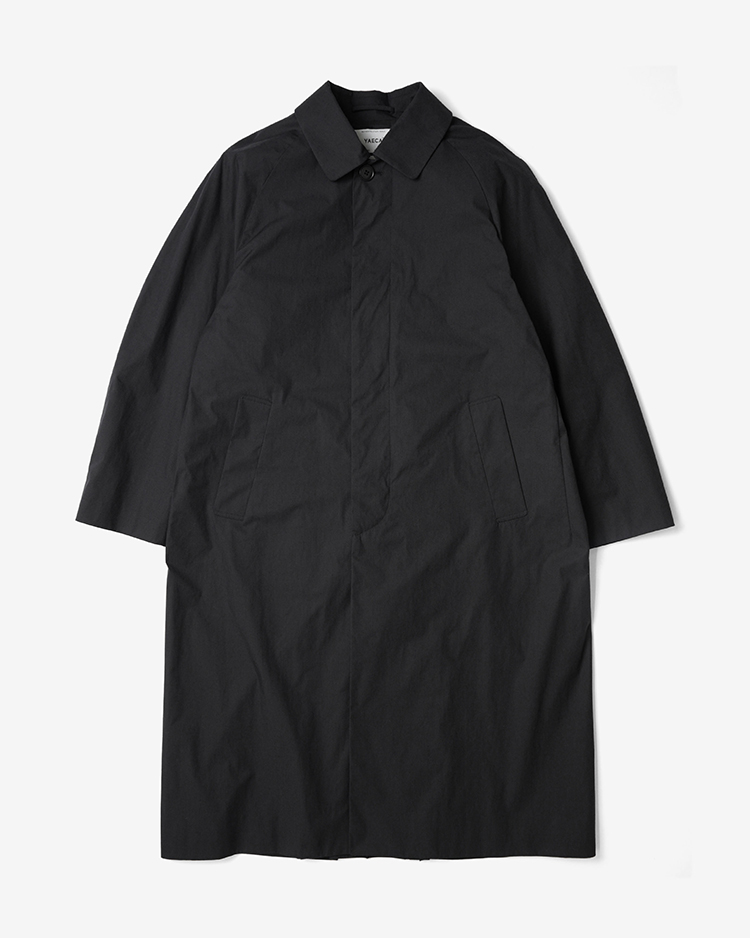 SOUTIEN COLLAR COAT - LONG / BLACK | YAECA (MEN)(ヤエカ) | OUTER