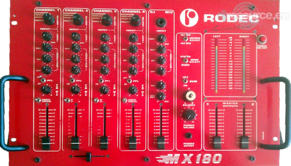 Rodec › MX180 RED LTD › Mixer - Gearbase | DJResource