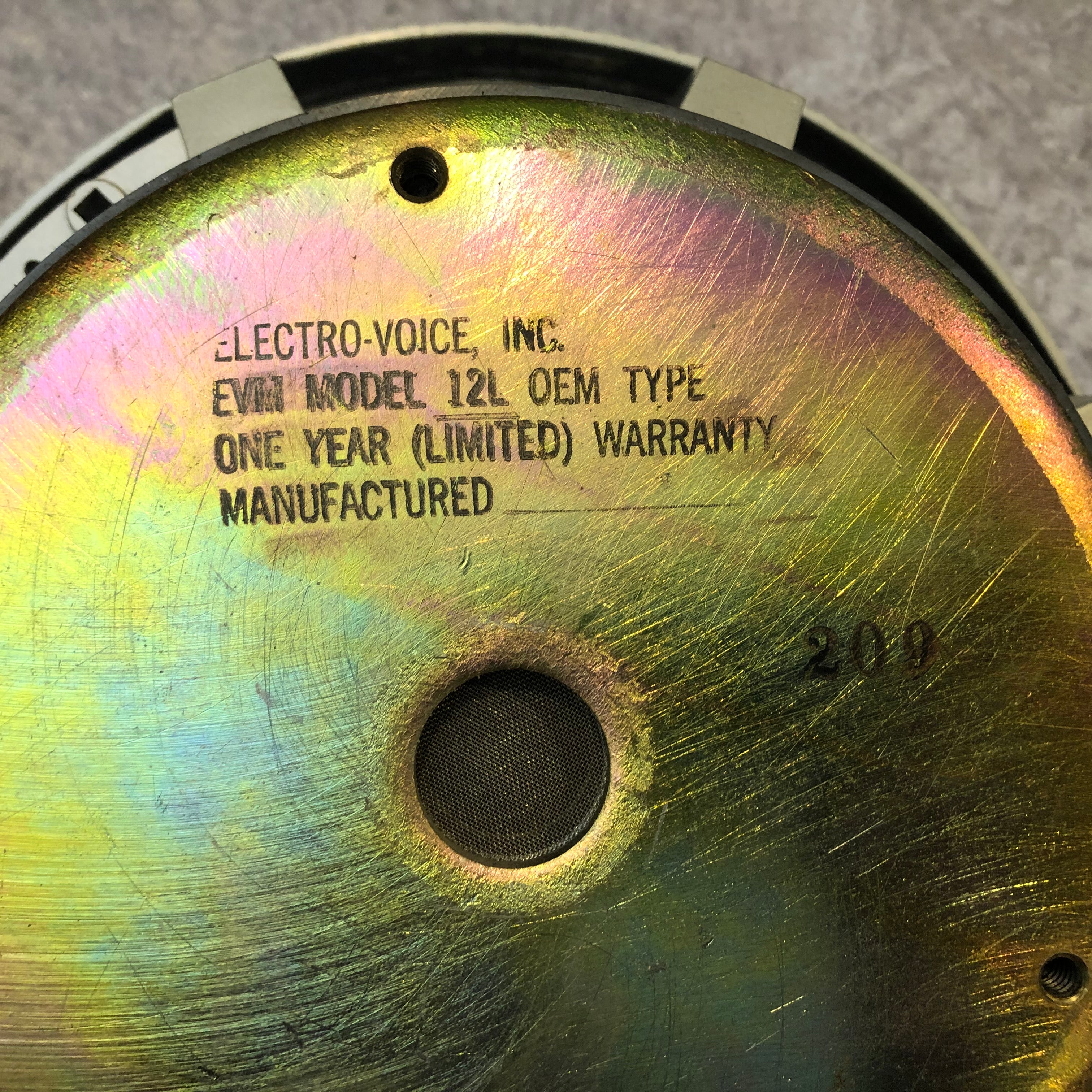 Vintage Electro-Voice EVM12L 12