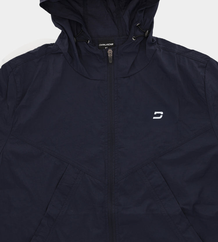 WIND GUARD JACKET - NAVY | Men's Golf Jackets | Druids