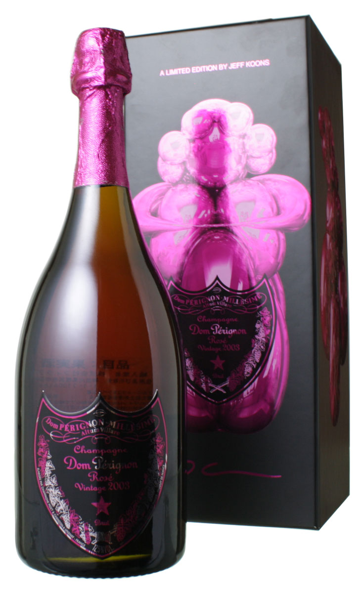 ドン・ペリニヨン ロゼ ジェフ・クーンズ 2003 ロゼ Don Perignon Rose