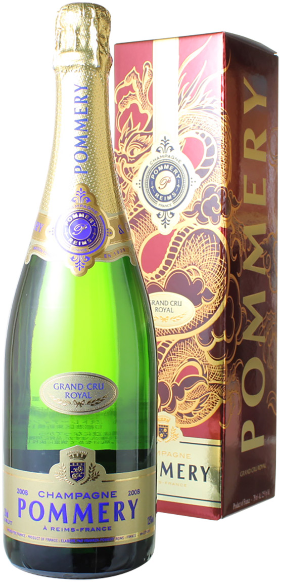 ポメリー グラン・クリュ ロワイヤル ミレジメ 2008 白 Pommery Grand