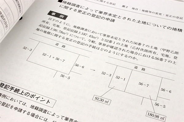 登記官・土地家屋調査士必携の表示登記申請手続の決定版『事例式 表示