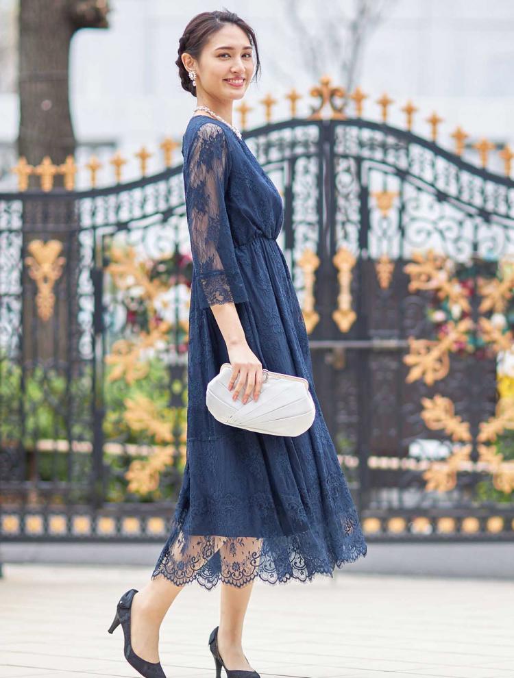 ネイビードレス特集｜結婚式パーティードレスはcalian BOUTIQUEドレス