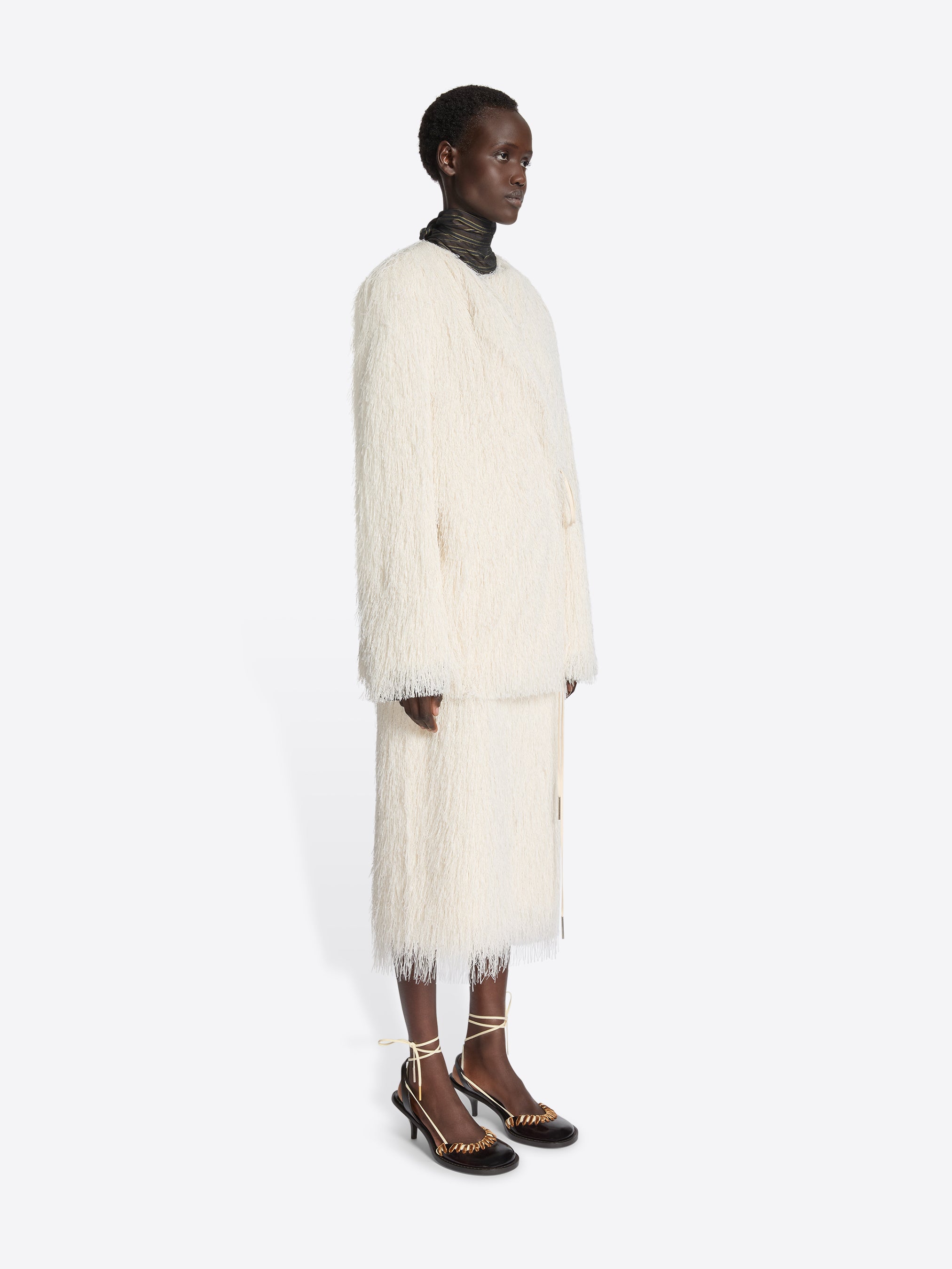 Fringed jacket - Autumn-Winter Women | Dries Van Noten