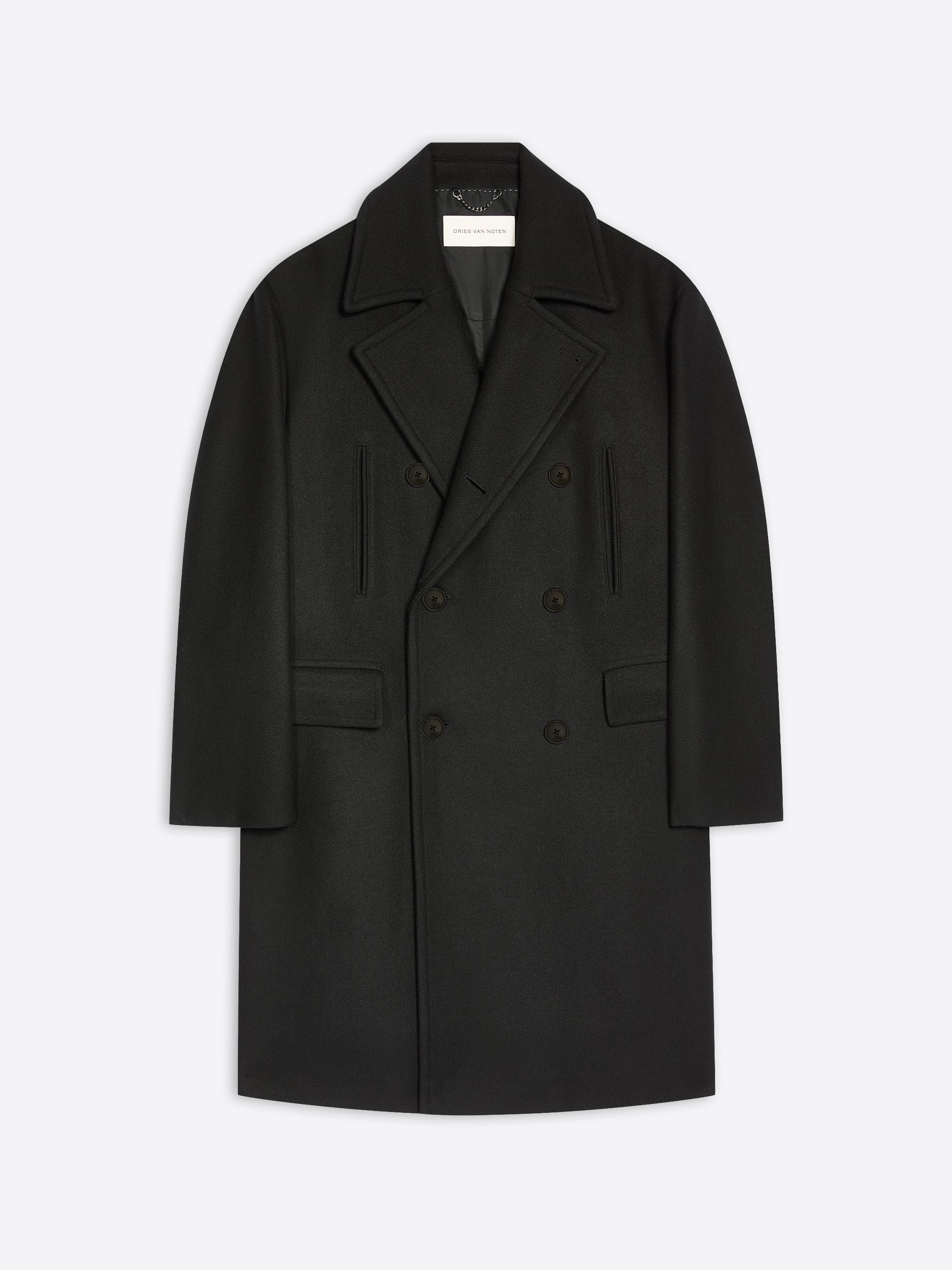 Wool caban coat - Autumn-Winter Men | Dries Van Noten