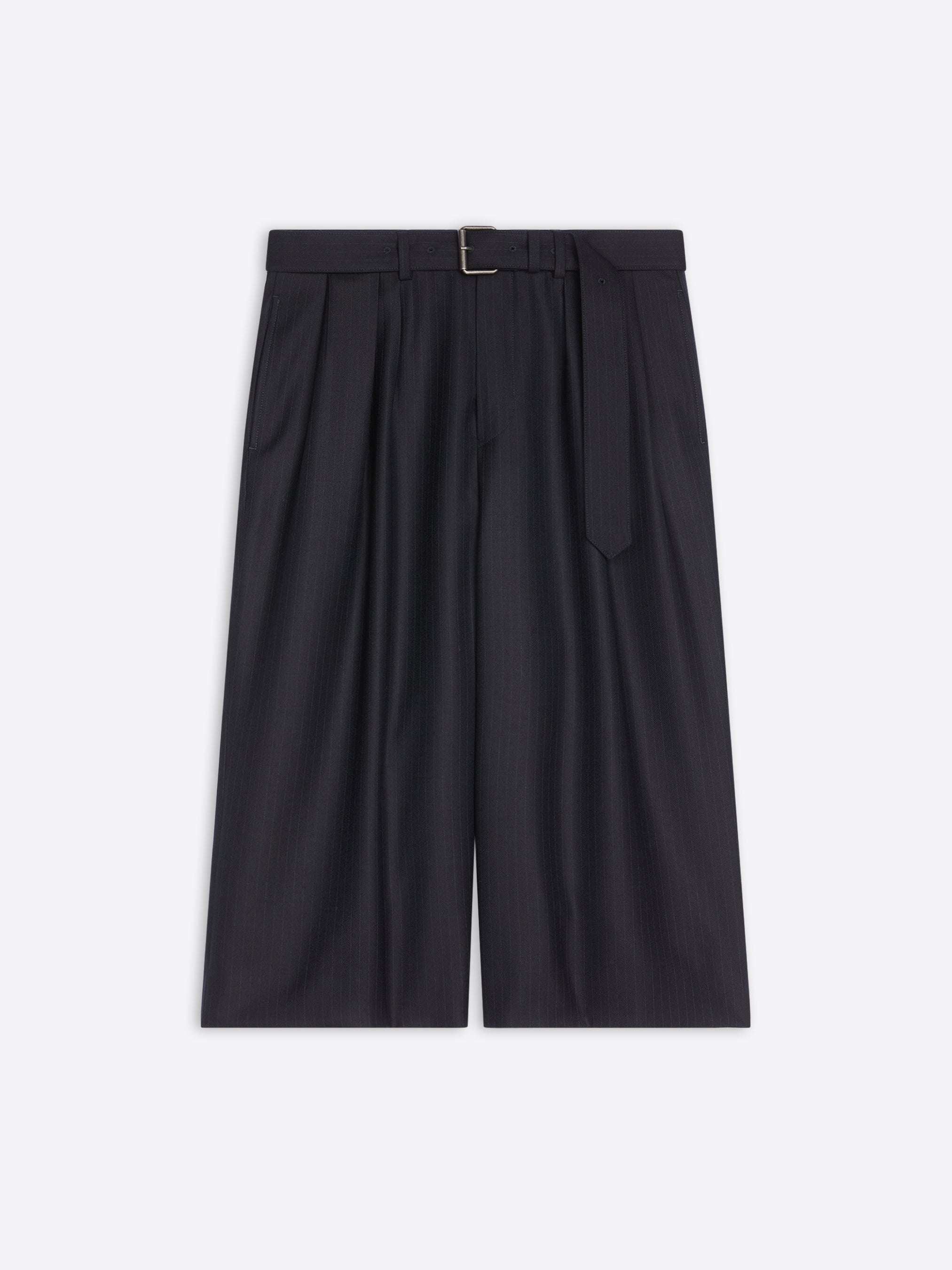 ベルト付き軽量ウールショートパンツ - 春夏メンズ｜ドリス・ヴァン