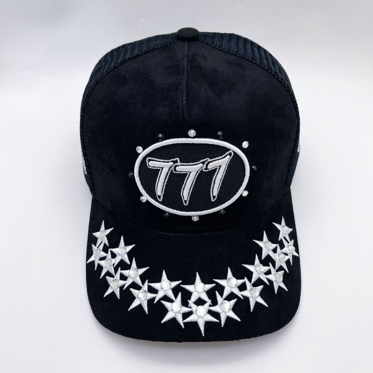 Hudson Diamond 777 Suede Trucker Hat Multi Colors | Drip Nation IL