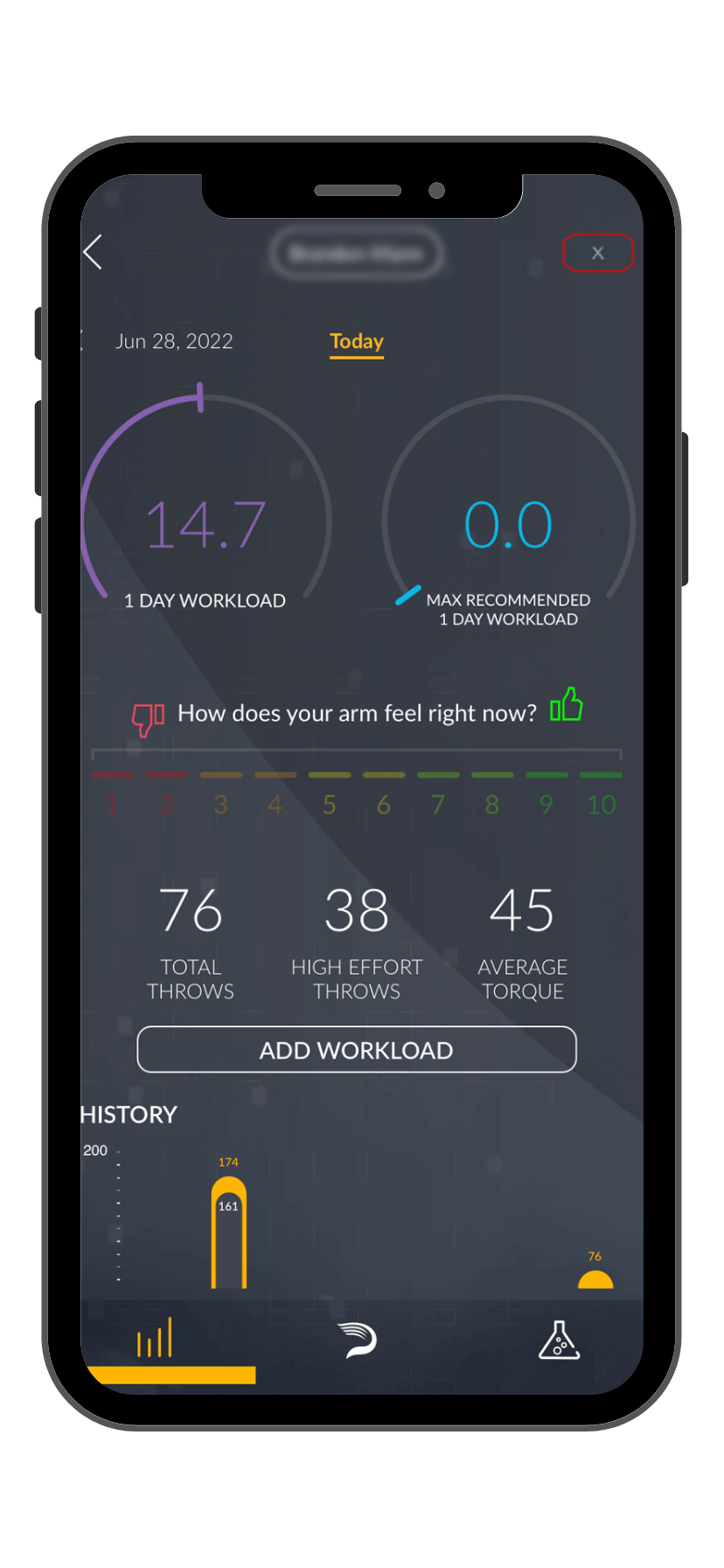 PULSE Throw Workload Monitor - Driveline Baseball