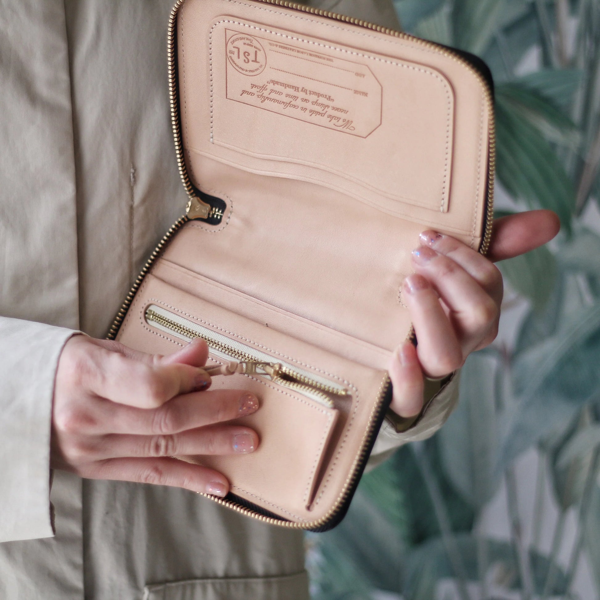 The Superior Labor Bridle Leather A6 Zip Organizer - Yellow