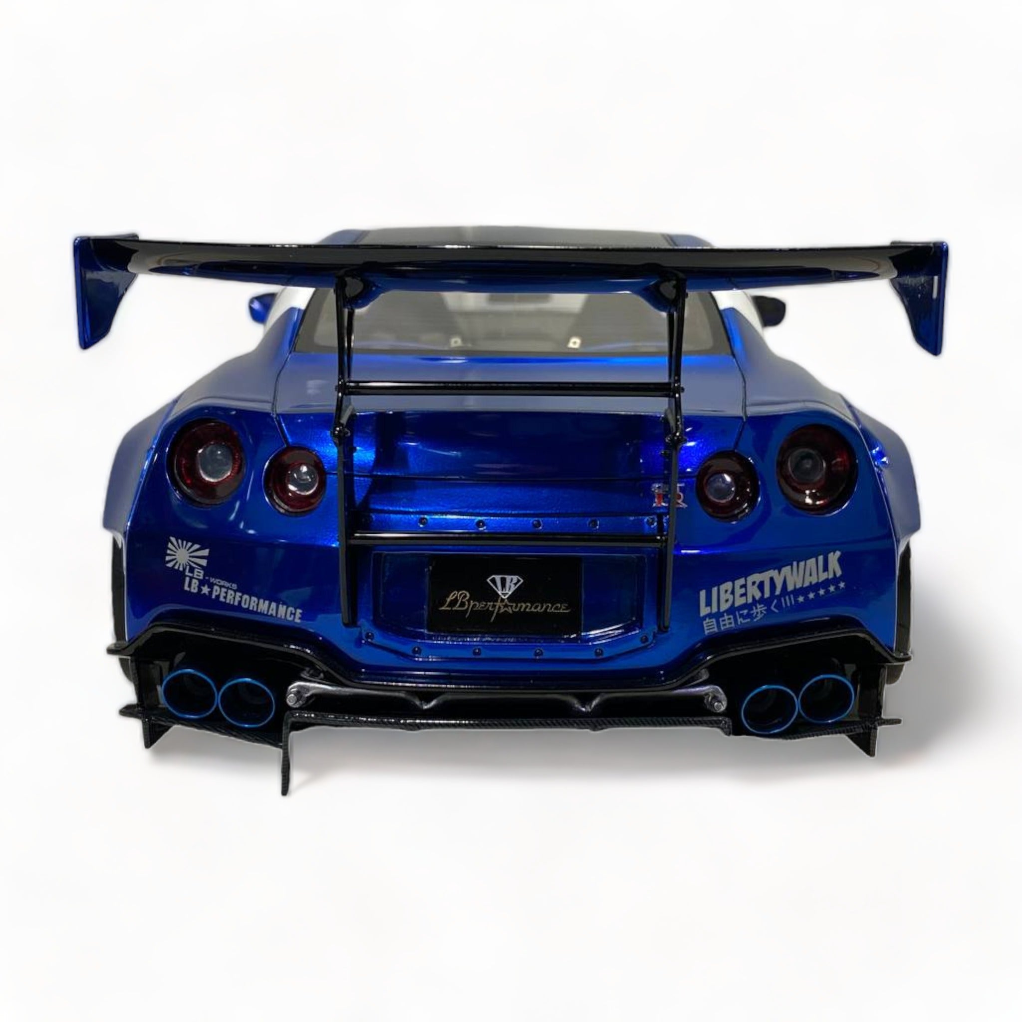Nissan GT-R R35 LBWK LB*Performance Chrome Blue/Carbon by Onemodel