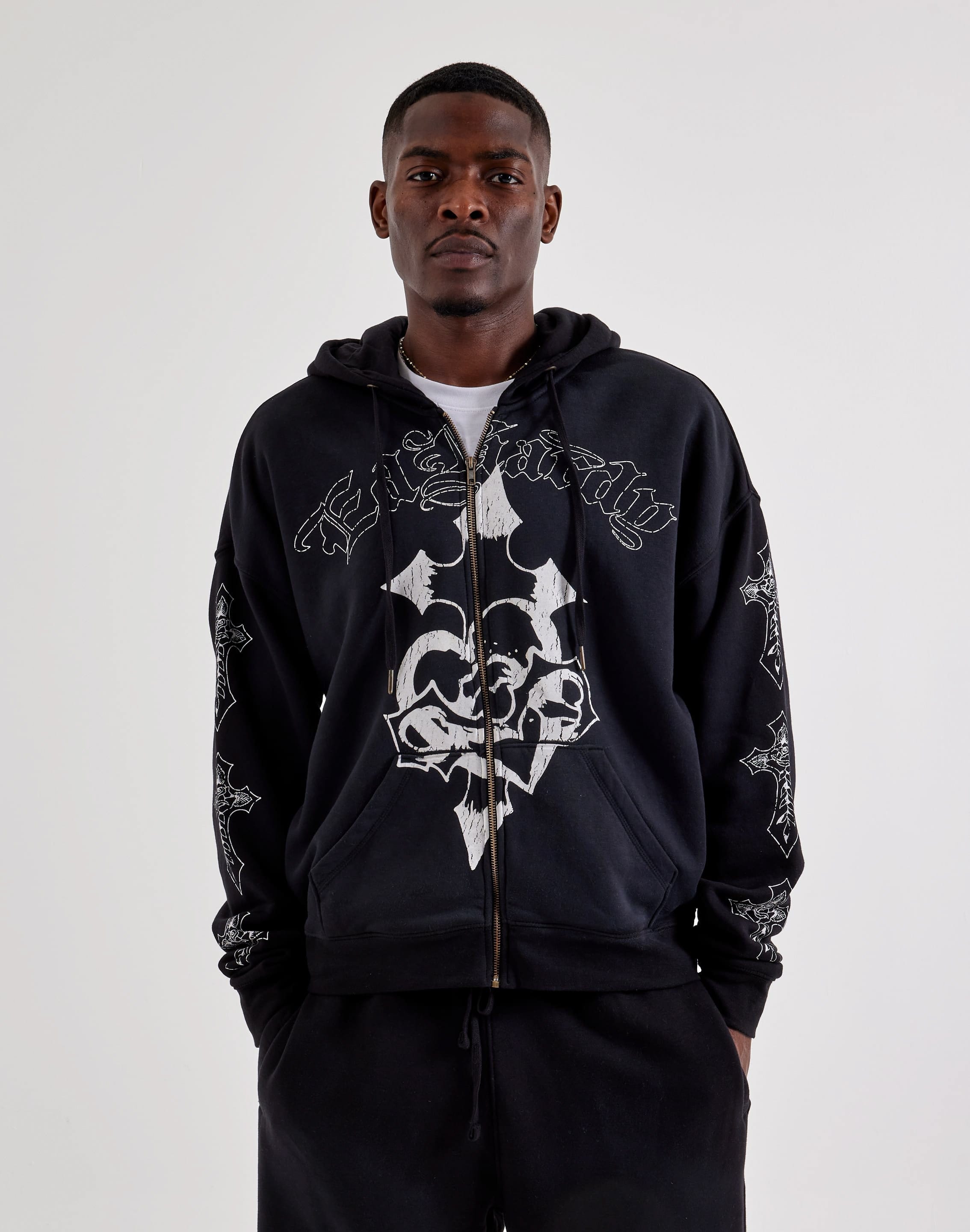 Ed Hardy Full-Zip Fleece Hoodie – DTLR