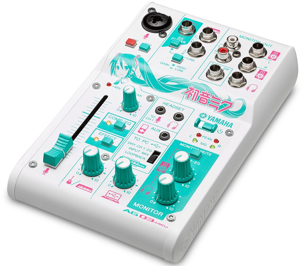 10ch入力を備える小さなミキサー、AG06が便利！ | DTMステーション