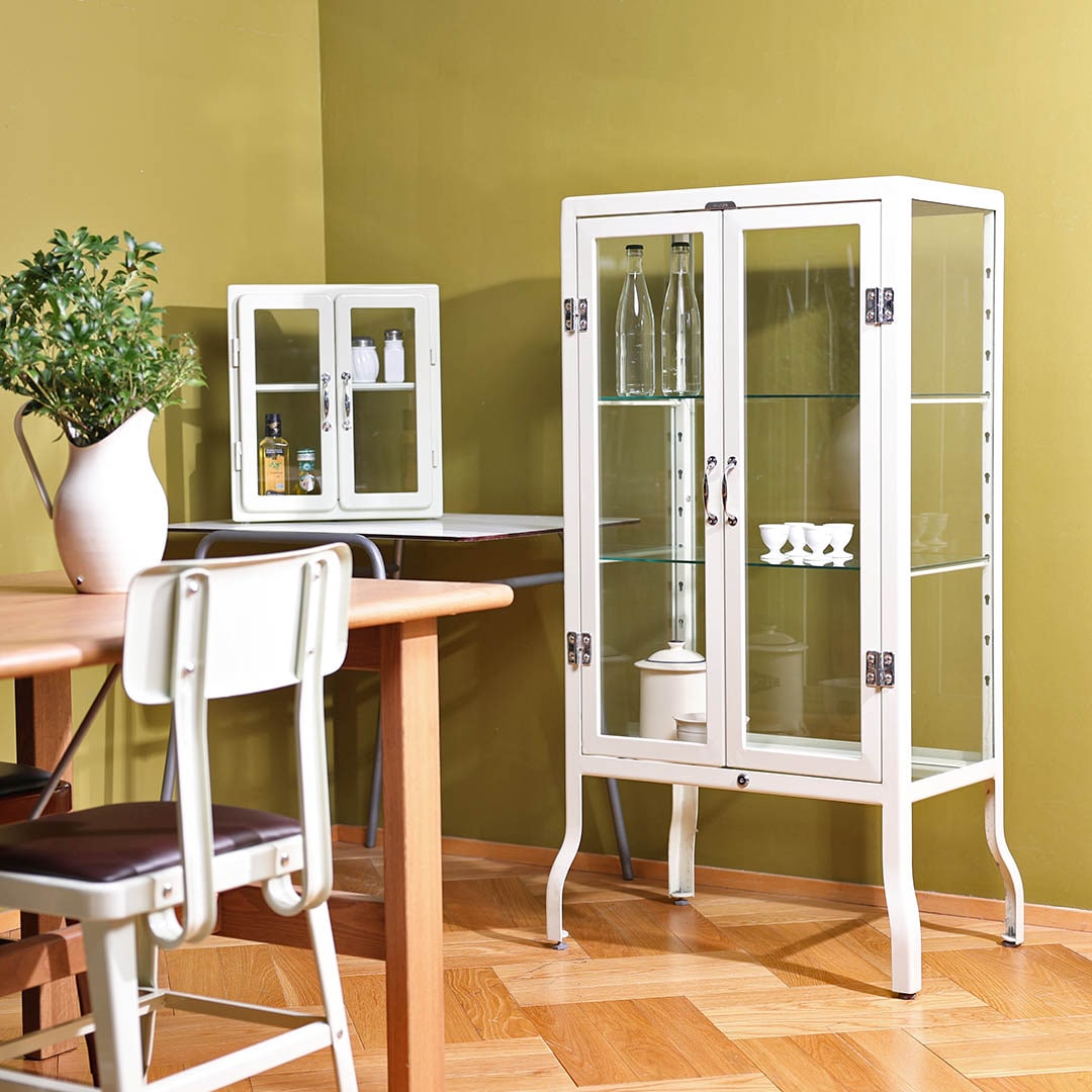 DULTON ONLINE SHOP | MINI TRIANGLE CABINET IVORY(脚なし IVORY): 家具