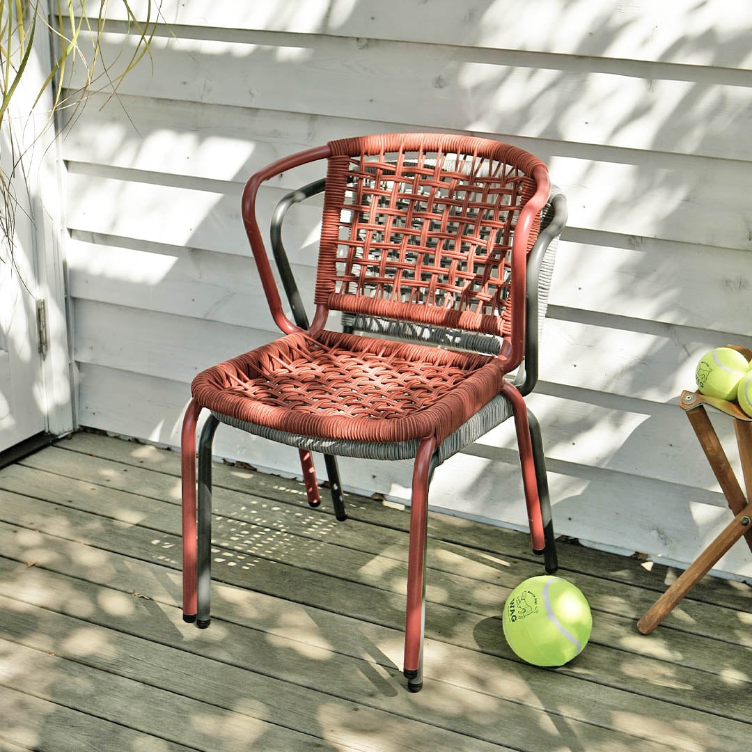 DULTON ONLINE SHOP | ALUMINUM ROPE CHAIR LADARN RED(RED): 家具