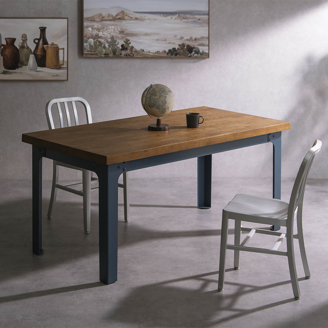 DULTON ONLINE SHOP | STEEL LEG TABLE WITH WOODEN TOP: 家具