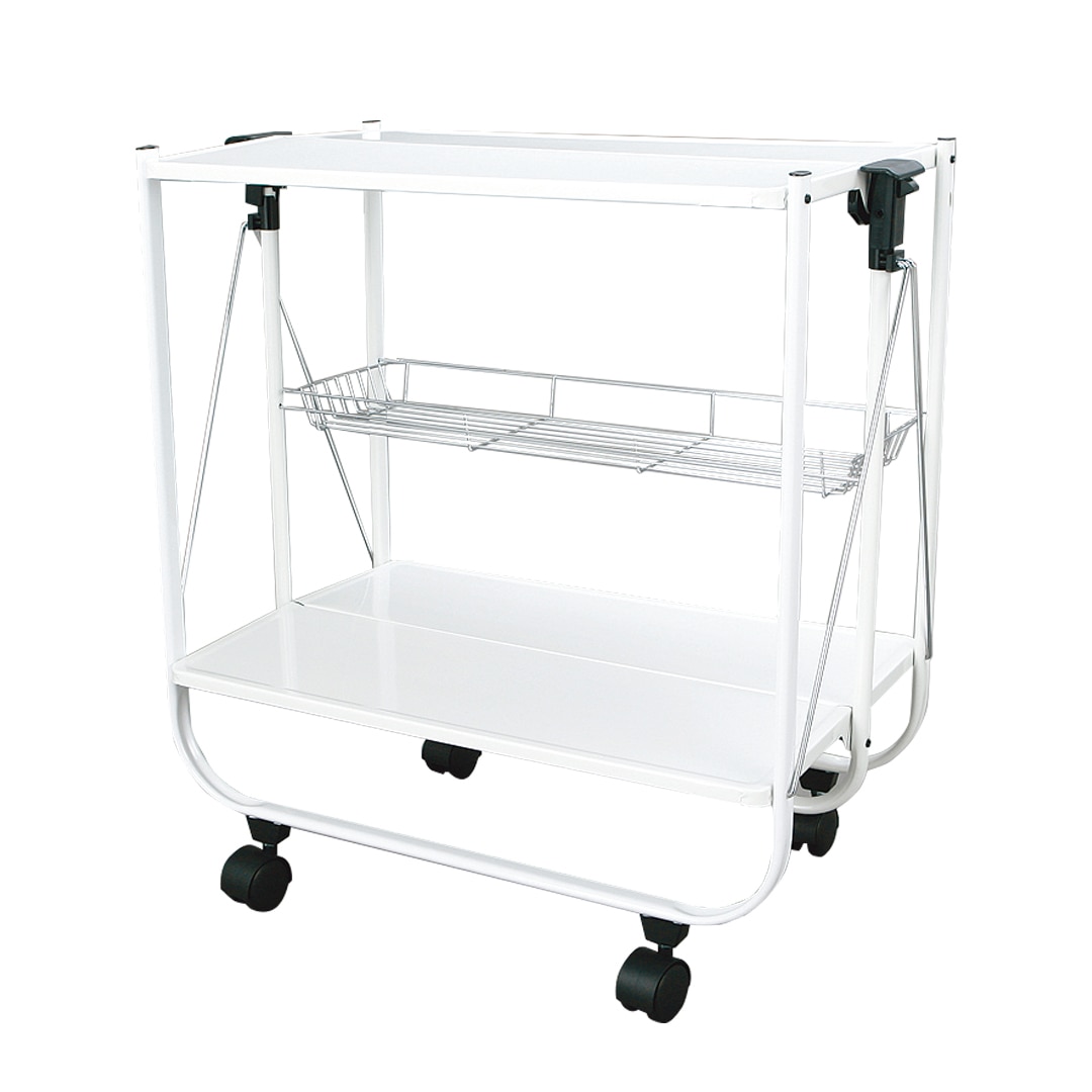 DULTON ONLINE SHOP | FOLDING TROLLEY WHITE(WHITE): 家具