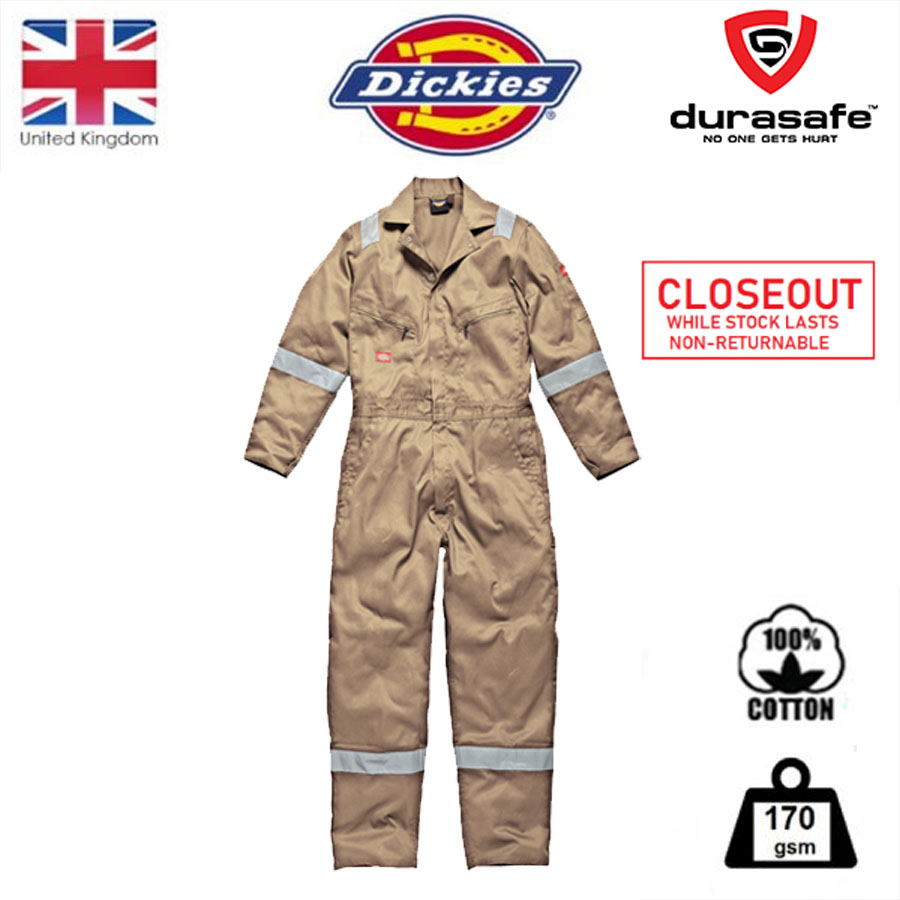 DICKIES WD2279LW Redhawk Lightweight 100% Cotton Taped Coverall