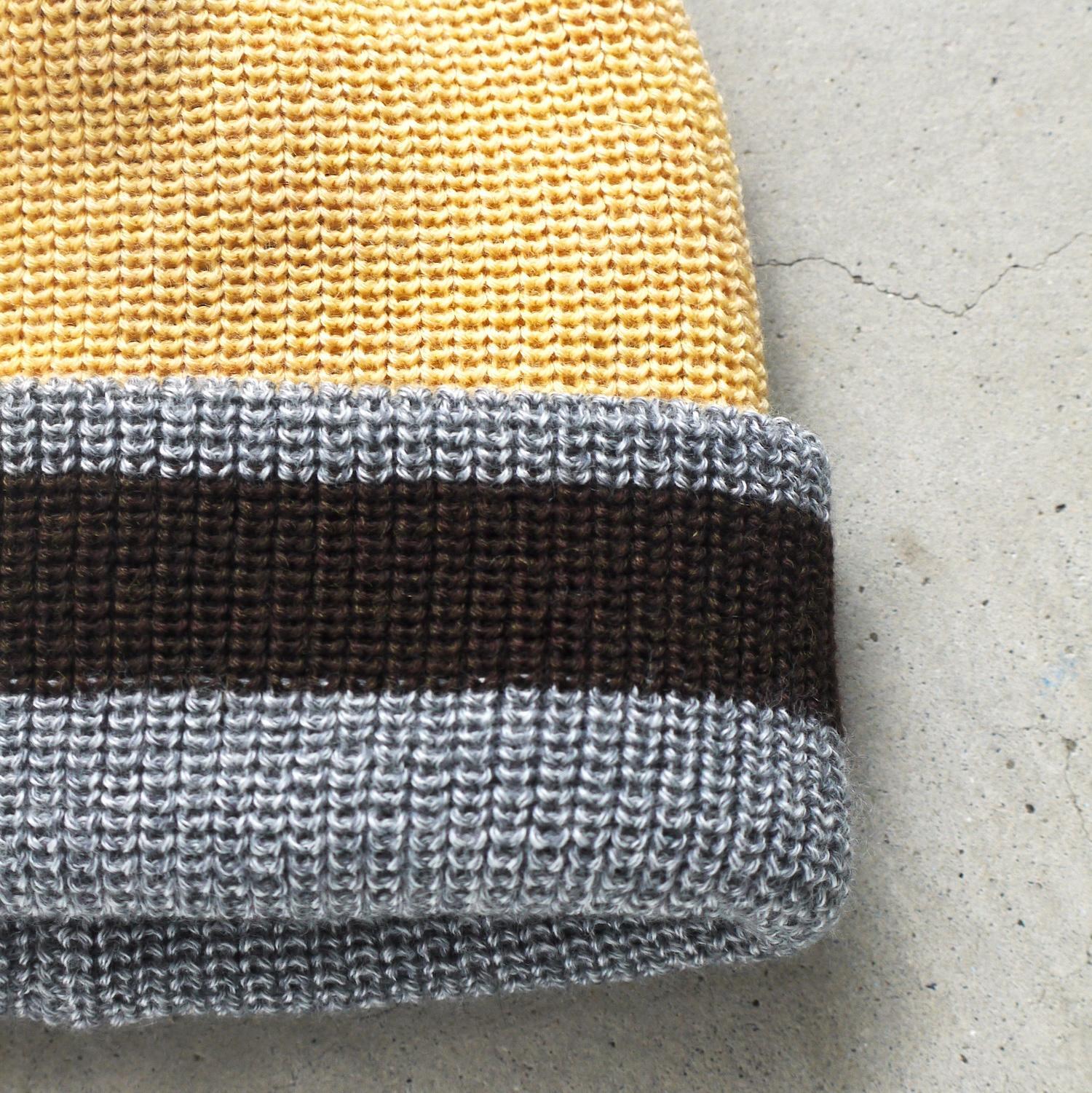 帽子 NOROLL CONFECTION BEANIE CREAM YELLOW NOROLL CONFECTION