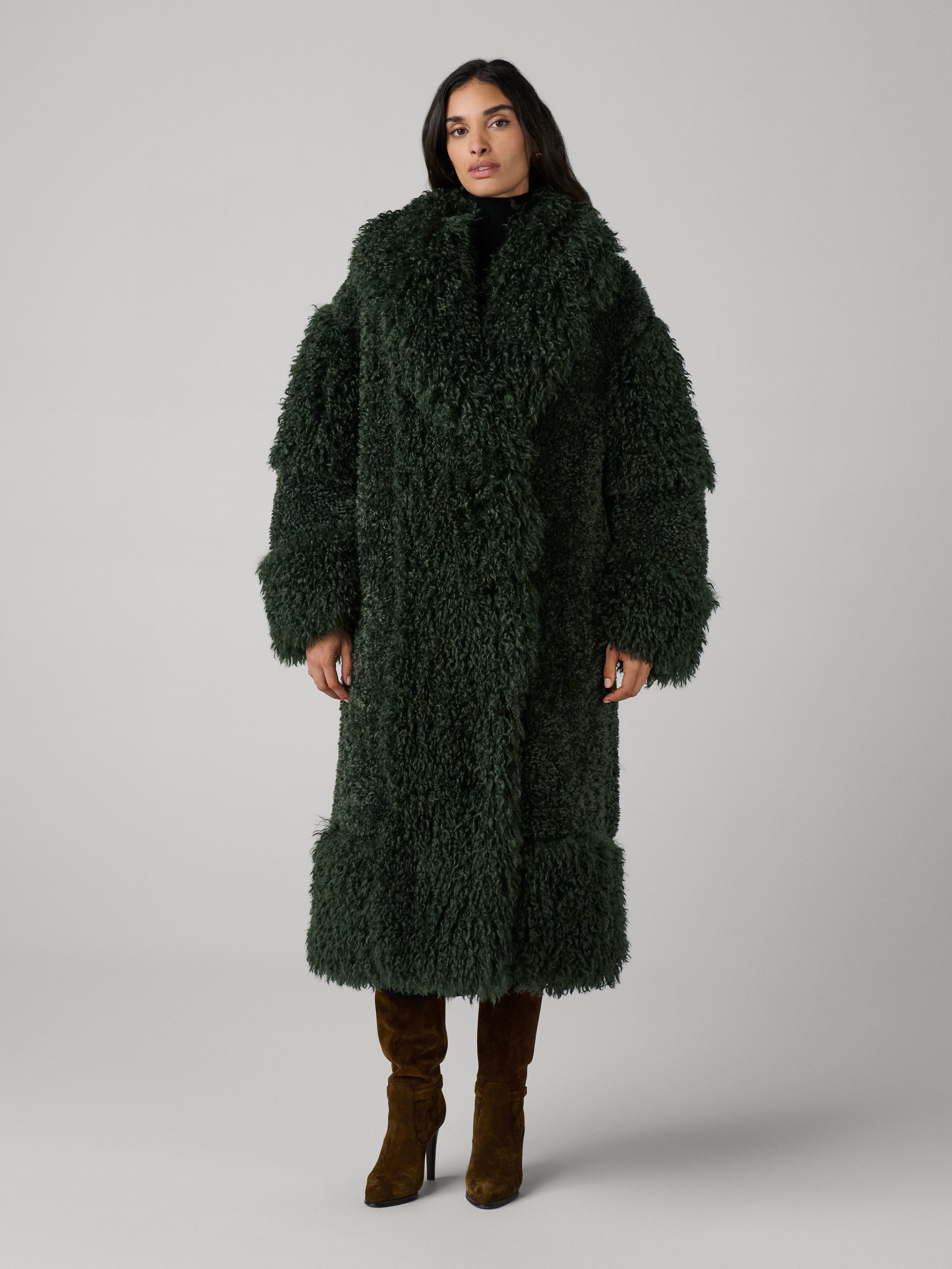 Trixie Reversible Faux Fur Coat – Diane von Furstenberg