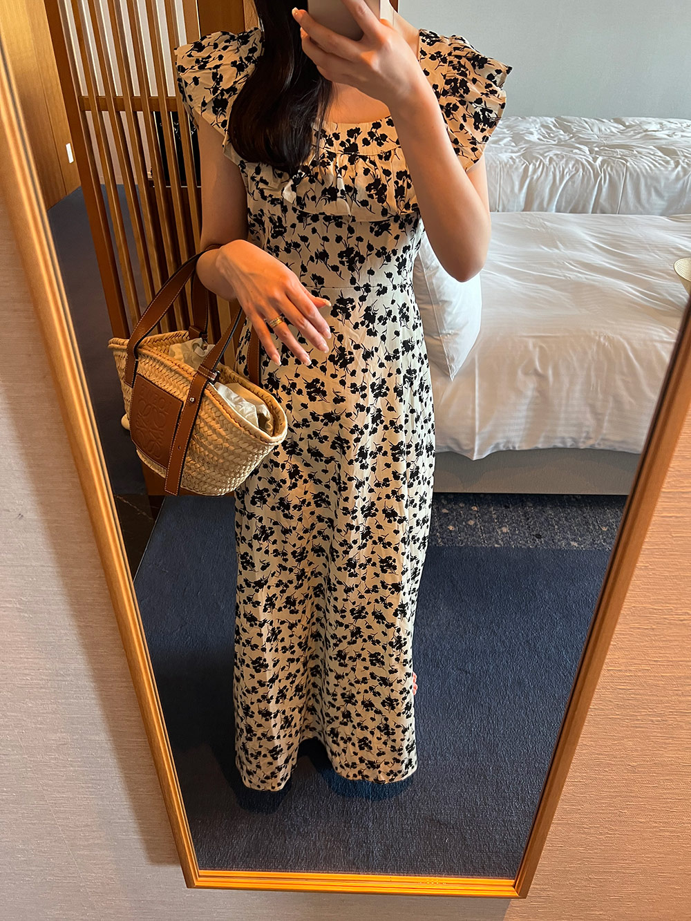 2WAY花柄フリルワンピース | レディースファッション通販 - DHOLIC